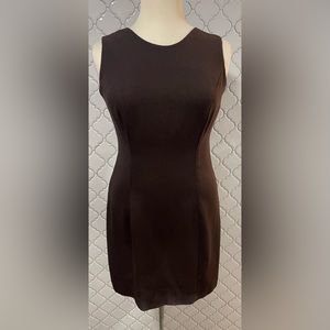 Perceptions, size 12, sleeveless little black dress, EUC